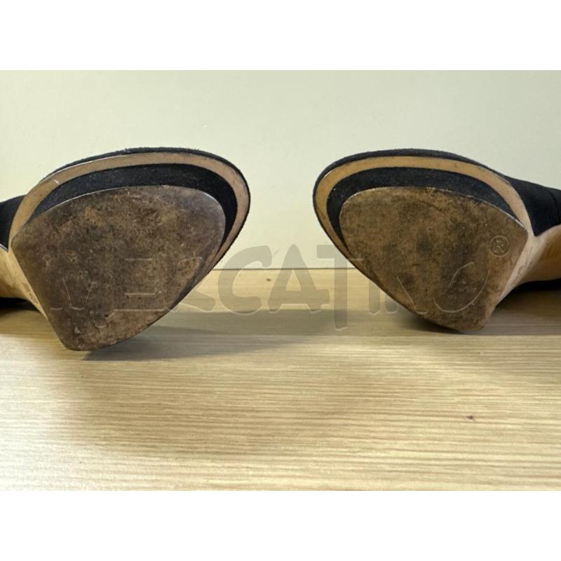 SCARPE DONNA ELISABETTA FRANCHI SCAMOSCIATE NERE FIOCCO DIETRO N.36 | Mercatino dell'Usato Vinci - fraz. sovigliana 4