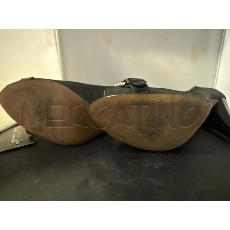 SCARPE DONNA GF FERRE TESSUTO NERE SPUNTATE FIBBIA N.40 | Mercatino dell'Usato Vinci - fraz. sovigliana 3