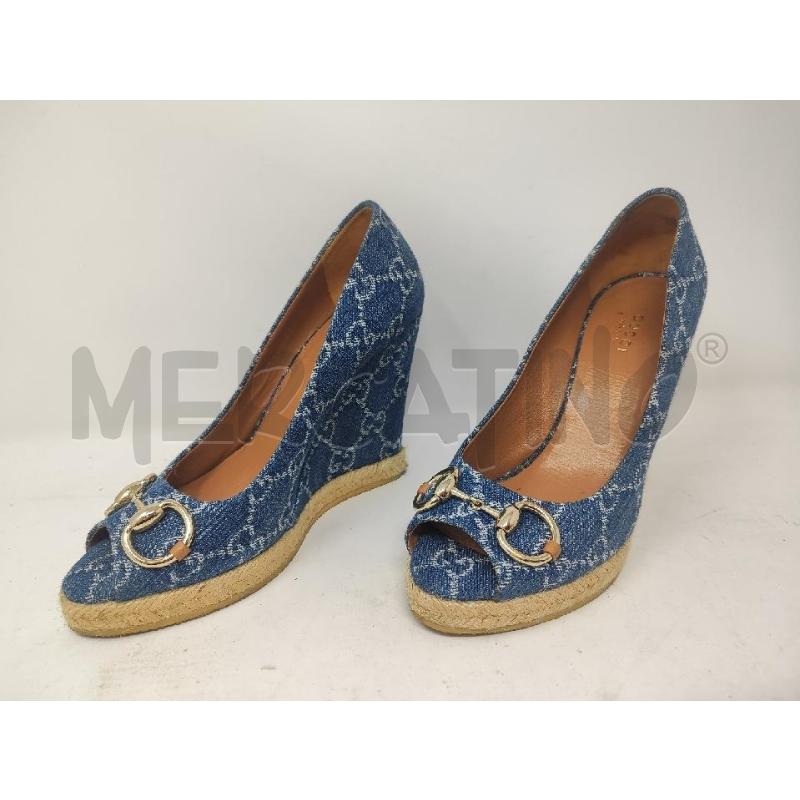 SCARPE DONNA GUCCI 257868 FIBBIA ZEPPA JEANS | Mercatino dell'Usato Vinci - fraz. sovigliana 1