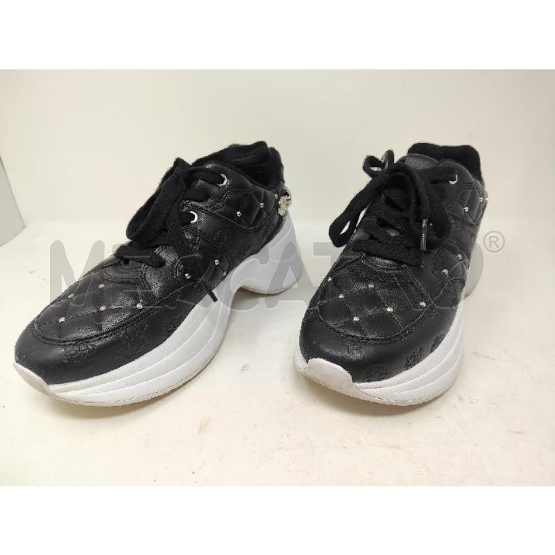SCARPE DONNA GUESS NERE TRAPUNTATE DIETRO CATENA N.38 | Mercatino dell'Usato Vinci - fraz. sovigliana 1