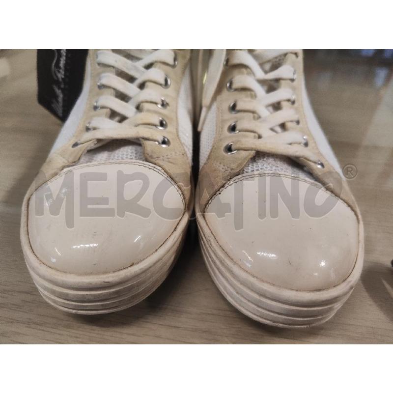 SCARPE DONNA HOGAN ALTE PAILLETTES BIANCHE N.37 | Mercatino dell'Usato Vinci - fraz. sovigliana 2