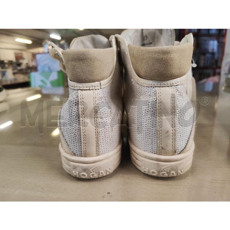 SCARPE DONNA HOGAN ALTE PAILLETTES BIANCHE N.37 | Mercatino dell'Usato Vinci - fraz. sovigliana 3