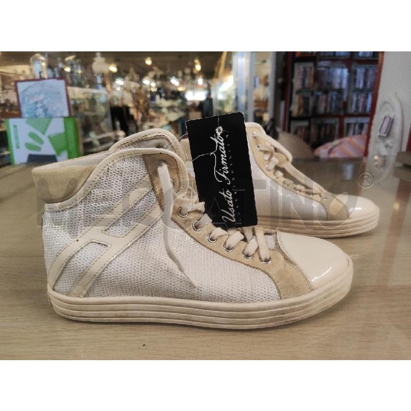SCARPE DONNA HOGAN ALTE PAILLETTES BIANCHE N.37 | Mercatino dell'Usato Vinci - fraz. sovigliana 5