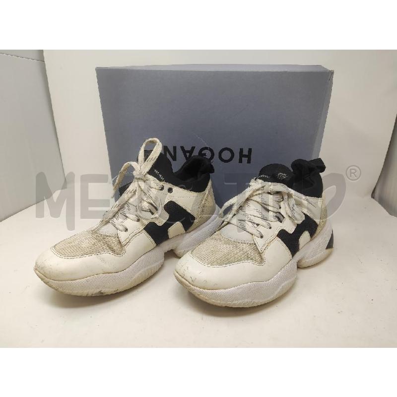 SCARPE DONNA HOGAN BIANCHE NERE N.38/ 1/2 | Mercatino dell'Usato Vinci - fraz. sovigliana 1