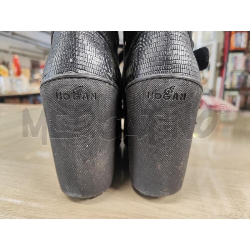 SCARPE DONNA HOGAN PELLE NERE ALTE N.37 | Mercatino dell'Usato Vinci - fraz. sovigliana 2