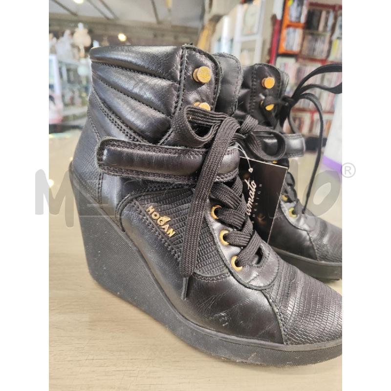 SCARPE DONNA HOGAN PELLE NERE ALTE N.37 | Mercatino dell'Usato Vinci - fraz. sovigliana 4