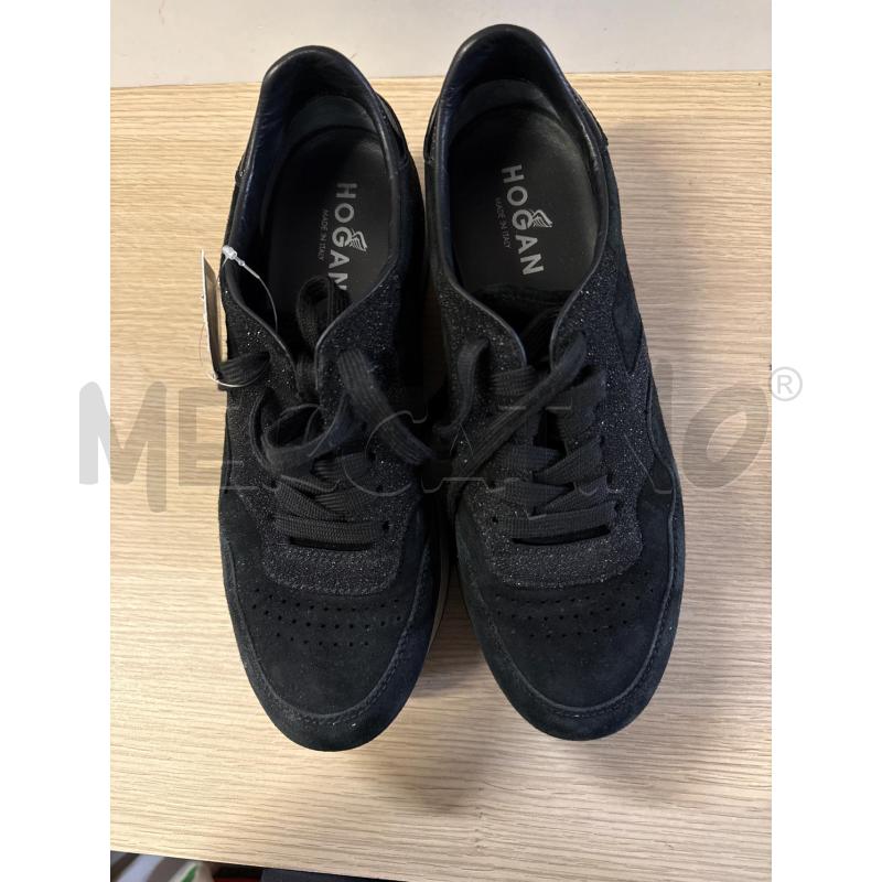 SCARPE DONNA HOGAN SCAMOSCIATE NERE GLITTER N.39 | Mercatino dell'Usato Vinci - fraz. sovigliana 2