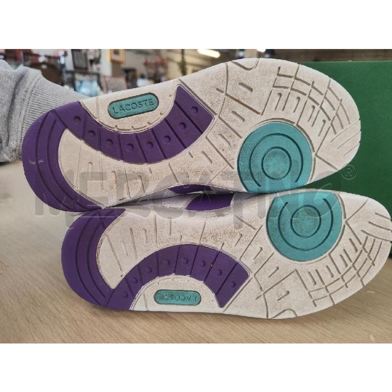SCARPE DONNA LACOSTE BIANCHE VIOLA N.37 | Mercatino dell'Usato Vinci - fraz. sovigliana 3