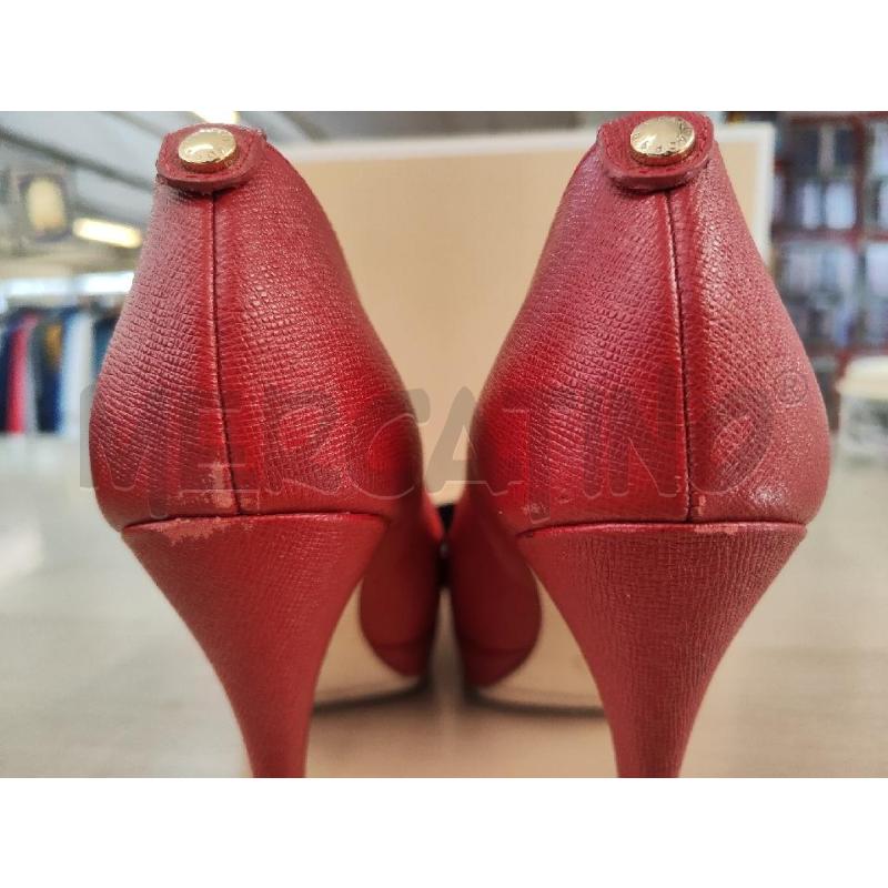 SCARPE DONNA MICHAEL ROSSE SPUNTATE N.7.5 | Mercatino dell'Usato Vinci - fraz. sovigliana 2