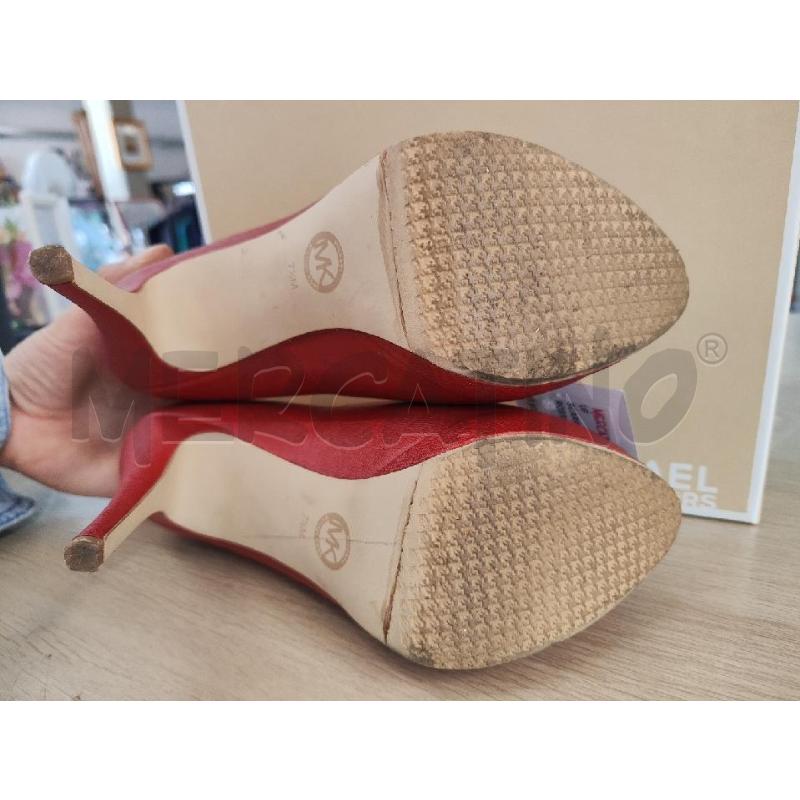 SCARPE DONNA MICHAEL ROSSE SPUNTATE N.7.5 | Mercatino dell'Usato Vinci - fraz. sovigliana 3
