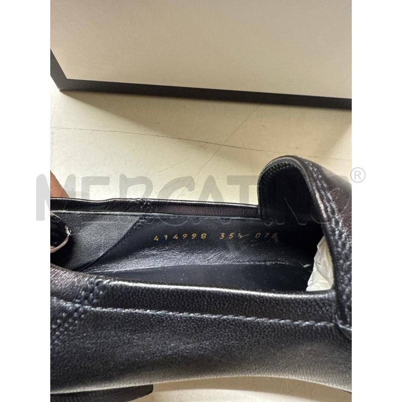 SCARPE DONNA MOCASSINO 414998  N.35.5 PELLE NERE MORSETTO | Mercatino dell'Usato Vinci - fraz. sovigliana 3