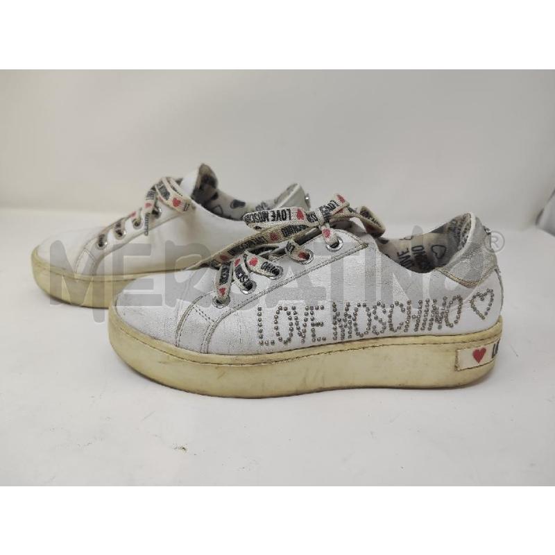 SCARPE DONNA MOSCHINO BIANCHE N.36 | Mercatino dell'Usato Vinci - fraz. sovigliana 2