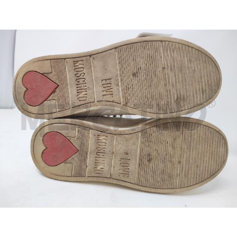 SCARPE DONNA MOSCHINO BIANCHE N.36 | Mercatino dell'Usato Vinci - fraz. sovigliana 4