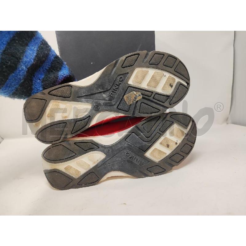 SCARPE DONNA PINKO TESSUTO ROSSE CON STRASS N.39 | Mercatino dell'Usato Vinci - fraz. sovigliana 4
