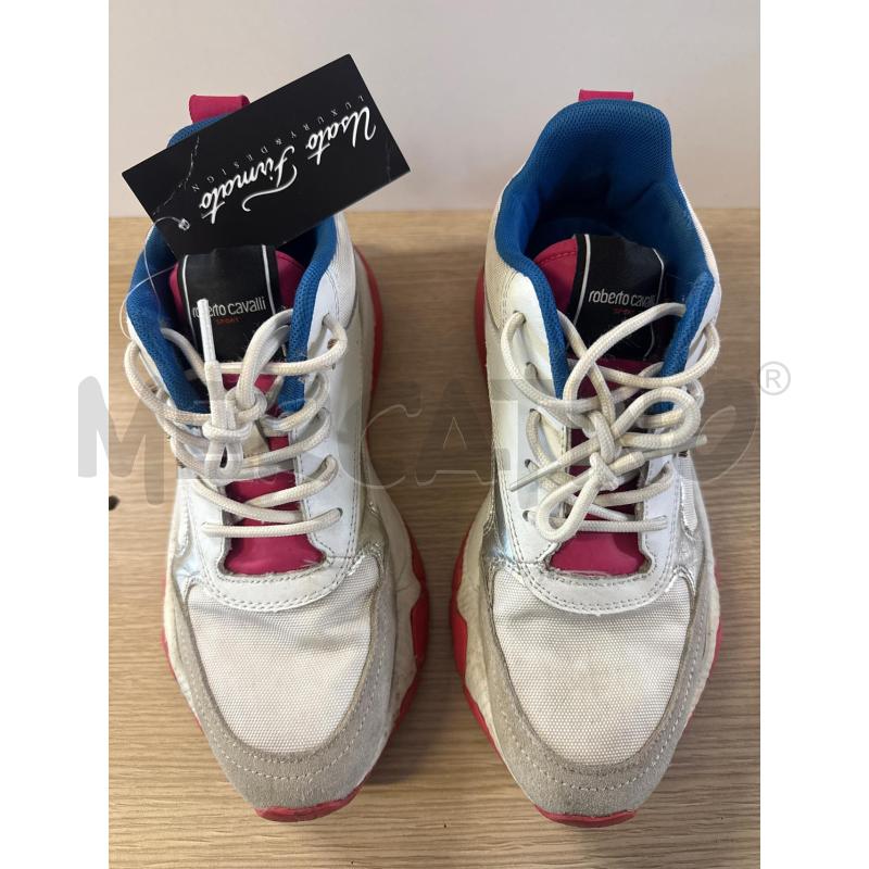 SCARPE DONNA ROBERTO CAVALLI BIANCHE ROSA N.39 | Mercatino dell'Usato Vinci - fraz. sovigliana 2