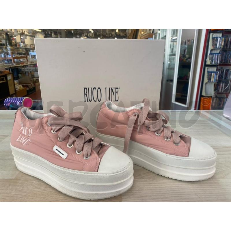 SCARPE DONNA RUCOLINE TESSUTO ROSA N.37 | Mercatino dell'Usato Vinci - fraz. sovigliana 1