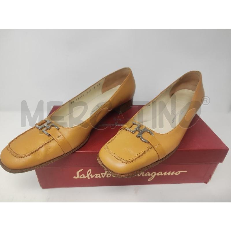 SCARPE DONNA SALVATORE FERRAGAMO BEIGE N.9 | Mercatino dell'Usato Vinci - fraz. sovigliana 1