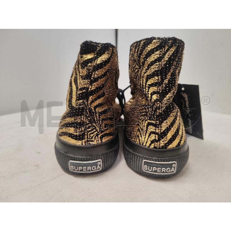 SCARPE DONNA SUPERGA ALTE ZEBRATE DORATE N.38 | Mercatino dell'Usato Vinci - fraz. sovigliana 3