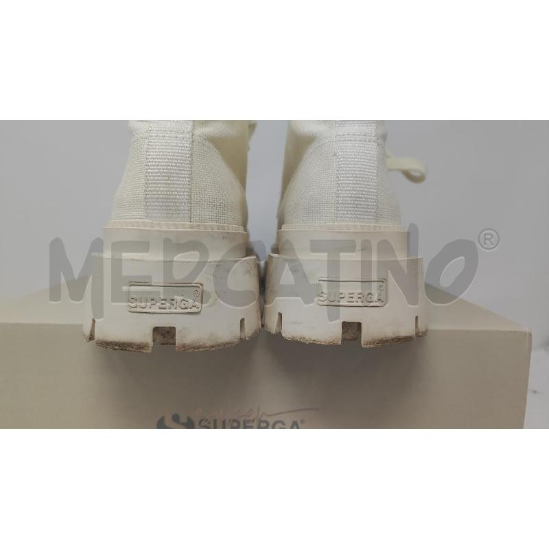 SCARPE DONNA SUPERGA TESSUTO BEIGE ALTE N.38 | Mercatino dell'Usato Vinci - fraz. sovigliana 3