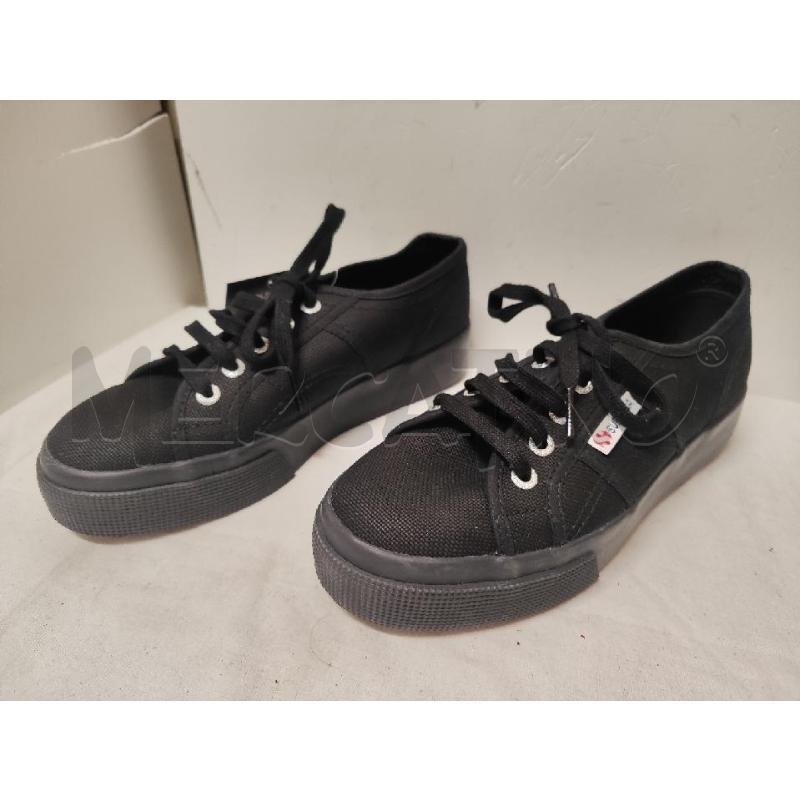 SCARPE DONNA SUPERGA TESSUTO NERE N.37 | Mercatino dell'Usato Vinci - fraz. sovigliana 1