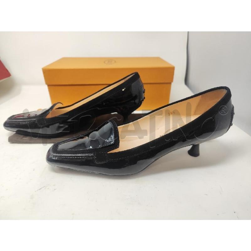 SCARPE DONNA TOD'S VERNICE NERE N.38.5 | Mercatino dell'Usato Vinci - fraz. sovigliana 2