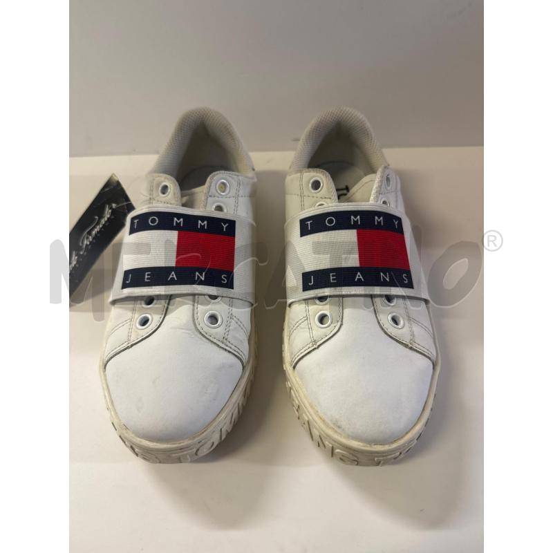 SCARPE DONNA TOMMY HILFIGER BIANCHE ELASTICO N36 | Mercatino dell'Usato Vinci - fraz. sovigliana 1