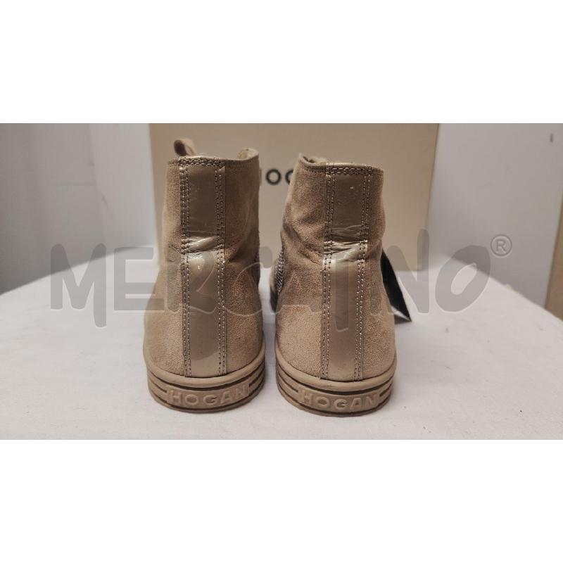 SCARPE DONNA  HOGAN ALTE BEIGE STRASS N.36.5 | Mercatino dell'Usato Vinci - fraz. sovigliana 3