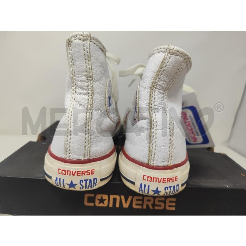 SCARPE DONNA # CONVERSE BIANCHE PELLE ALTE N.37 | Mercatino dell'Usato Vinci - fraz. sovigliana 3