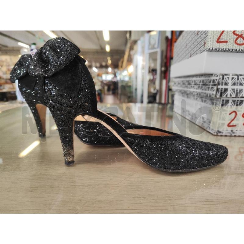 SCARPE DONNA # DOVE NUOTANO GLI SQUALI GLITTER NERE N.38 | Mercatino dell'Usato Vinci - fraz. sovigliana 4