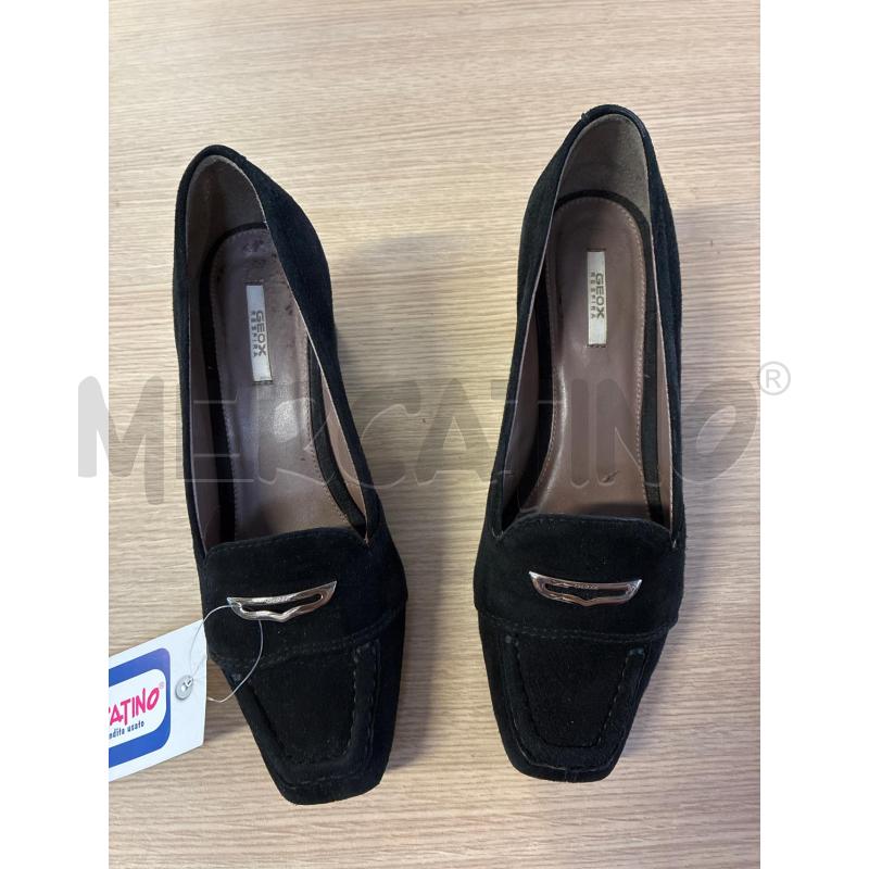 SCARPE DONNA # GEOX SCAMOSCIATE NERE CON MORSETTO N.36 | Mercatino dell'Usato Vinci - fraz. sovigliana 1