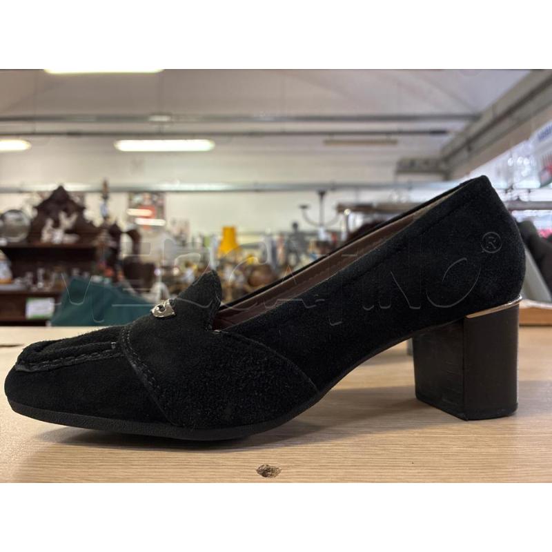 SCARPE DONNA # GEOX SCAMOSCIATE NERE CON MORSETTO N.36 | Mercatino dell'Usato Vinci - fraz. sovigliana 3