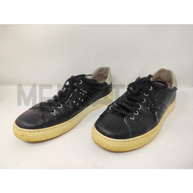 SCARPE DONNA # NERO GIARDINI NERE INSERTI ARGENTATI N.36 | Mercatino dell'Usato Vinci - fraz. sovigliana 1