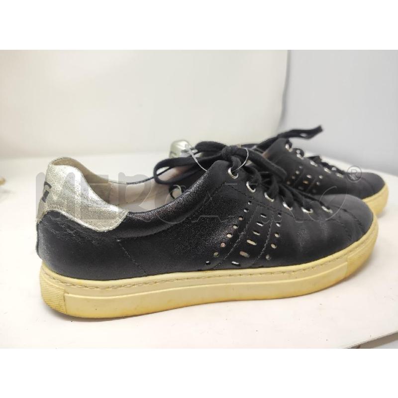 SCARPE DONNA # NERO GIARDINI NERE INSERTI ARGENTATI N.36 | Mercatino dell'Usato Vinci - fraz. sovigliana 5