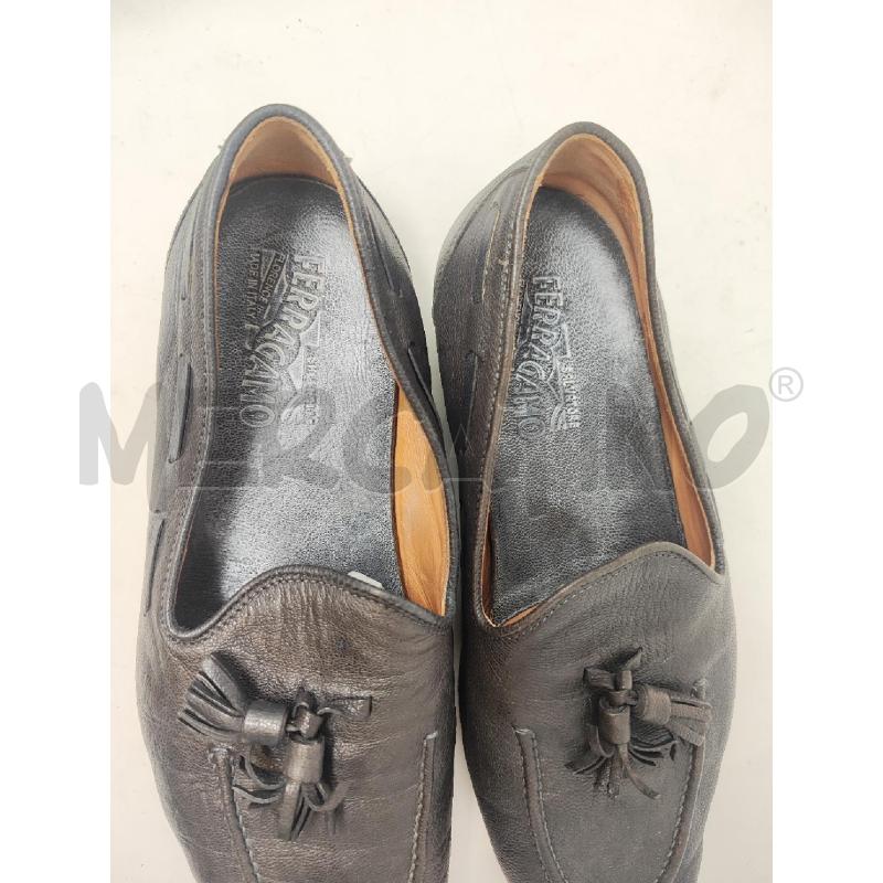 SCARPE FERRAGAMO PELLE NERE NAPPINE N.7.5 | Mercatino dell'Usato Vinci - fraz. sovigliana 3