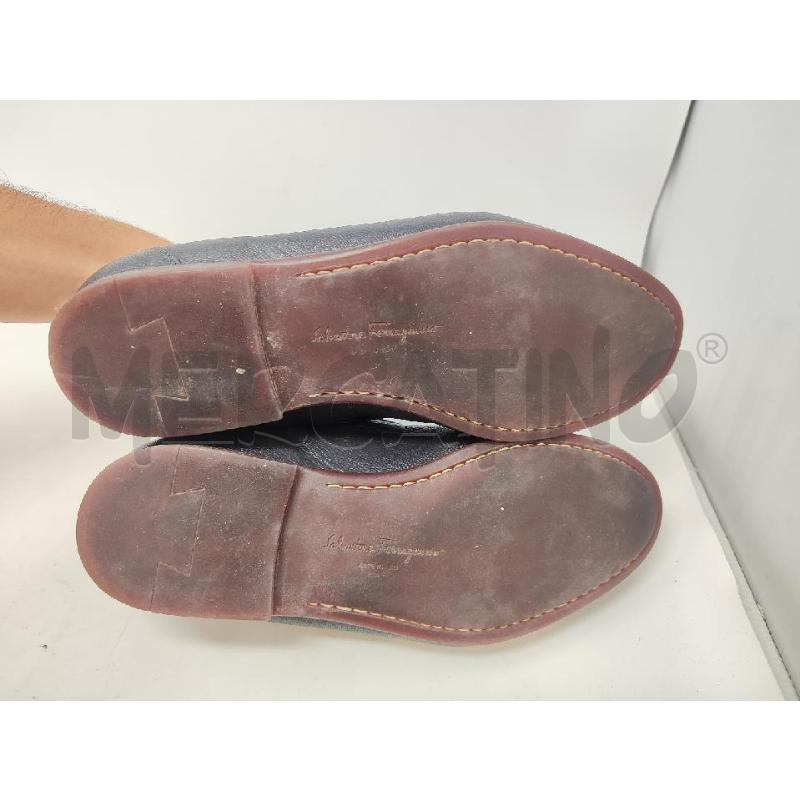 SCARPE FERRAGAMO PELLE NERE NAPPINE N.7.5 | Mercatino dell'Usato Vinci - fraz. sovigliana 4