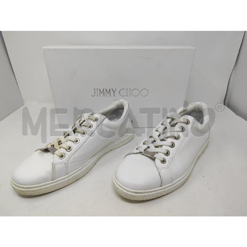 SCARPE JIMMY CHOO BIANCHE N.42 PELLE BIANCHE  | Mercatino dell'Usato Vinci - fraz. sovigliana 1