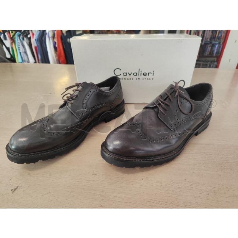 SCARPE UOMO CAVALIERI PELLE NERI N.44 | Mercatino dell'Usato Vinci - fraz. sovigliana 1