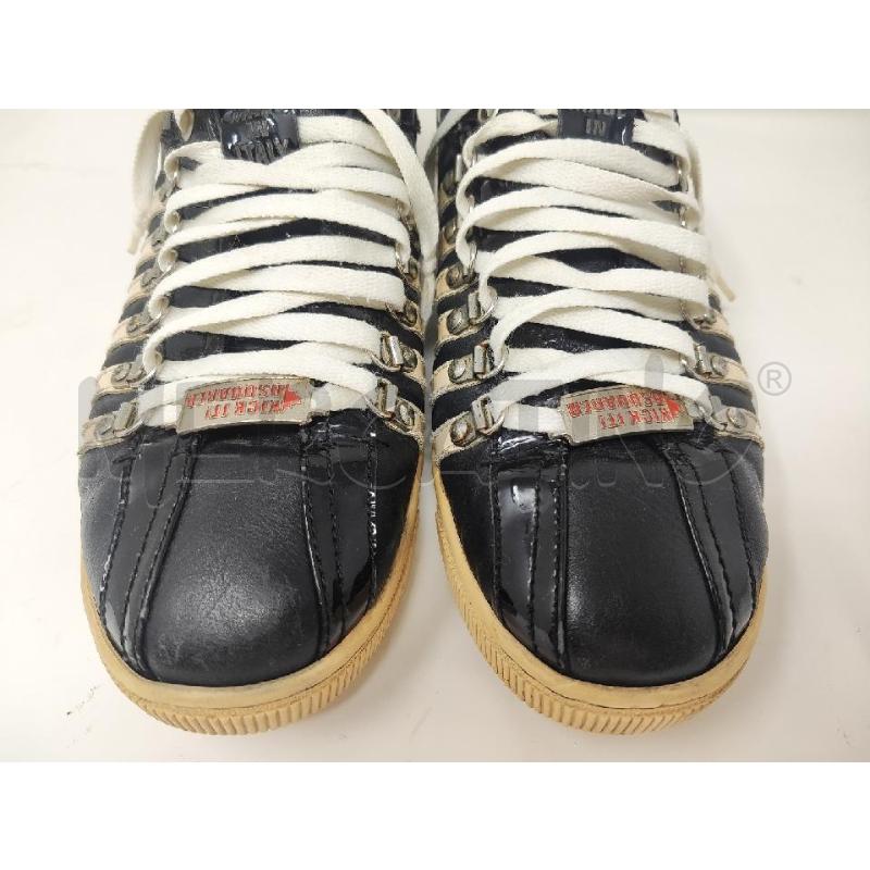 SCARPE UOMO DSQUARED PELLE NERE N.44 | Mercatino dell'Usato Vinci - fraz. sovigliana 2