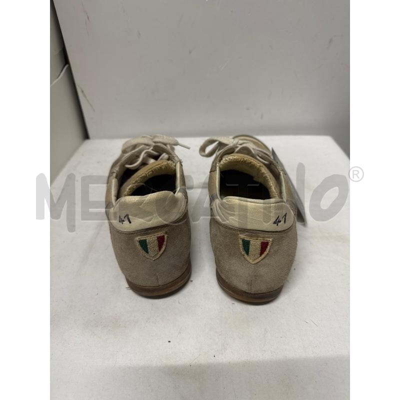 SCARPE UOMO D'ACQUASPERTA TESUTO BEIGE SENZA NUMERO | Mercatino dell'Usato Vinci - fraz. sovigliana 3