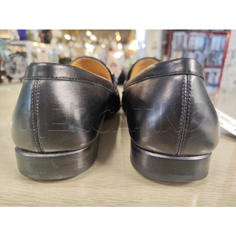 SCARPE UOMO FERRAGAMO PELLE NERI CON MORSETTO N.7E | Mercatino dell'Usato Vinci - fraz. sovigliana 3
