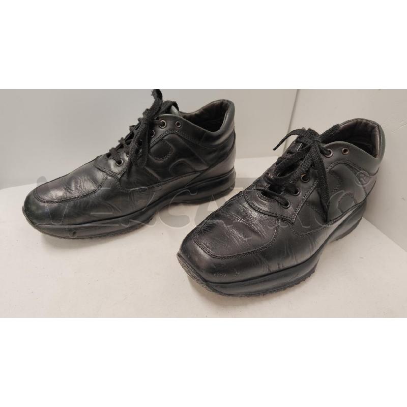 SCARPE UOMO HOGAN PELLE NERE N.8.5 | Mercatino dell'Usato Vinci - fraz. sovigliana 1