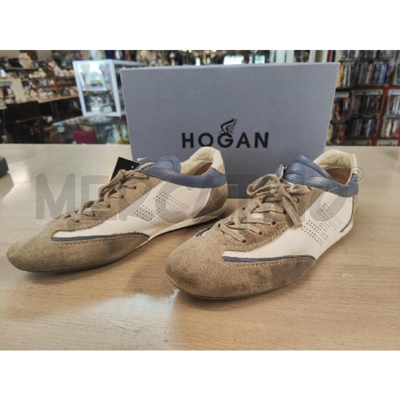 SCARPE UOMO HOGAN PELLE PANNA BEIGE AVIO N.10 | Mercatino dell'Usato Vinci - fraz. sovigliana 1