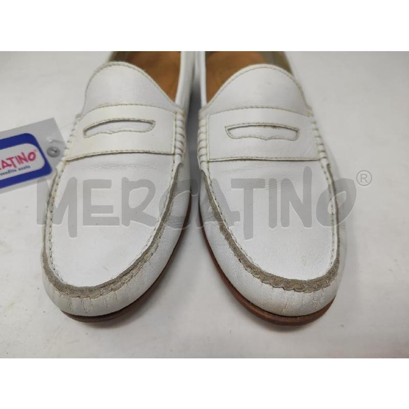 SCARPE UOMO LAVORAZIONE ARTIGIANALE BIANCHE N.45 | Mercatino dell'Usato Vinci - fraz. sovigliana 2