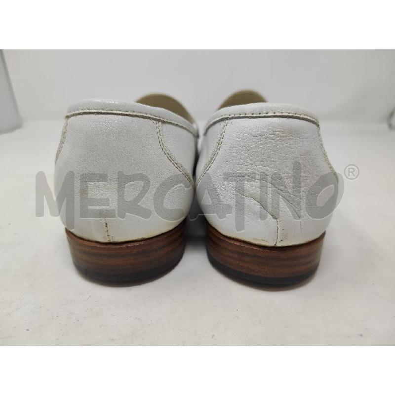 SCARPE UOMO LAVORAZIONE ARTIGIANALE BIANCHE N.45 | Mercatino dell'Usato Vinci - fraz. sovigliana 3