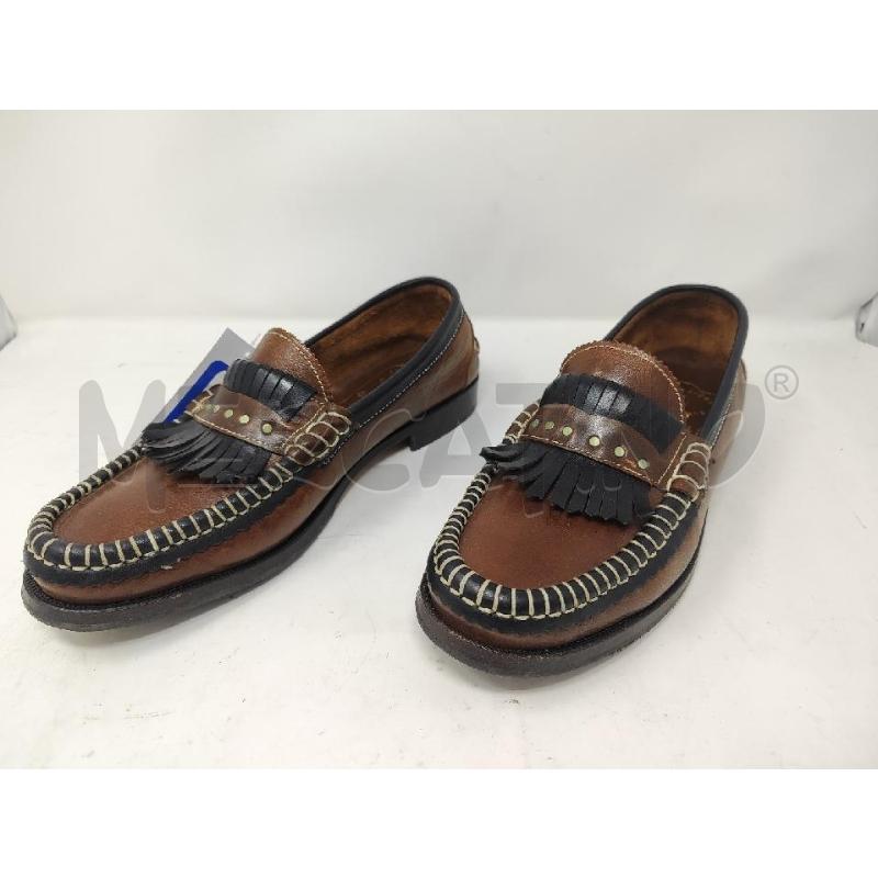 SCARPE UOMO LAVORAZIONE ARTIGIANALE PELLE MARRONI N.45 | Mercatino dell'Usato Vinci - fraz. sovigliana 1