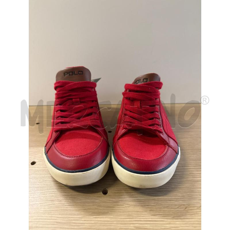 SCARPE UOMO POLO RALPH LAUREN ROSSE N.42 | Mercatino dell'Usato Vinci - fraz. sovigliana 1