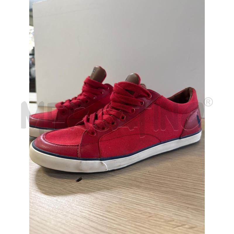 SCARPE UOMO POLO RALPH LAUREN ROSSE N.42 | Mercatino dell'Usato Vinci - fraz. sovigliana 2
