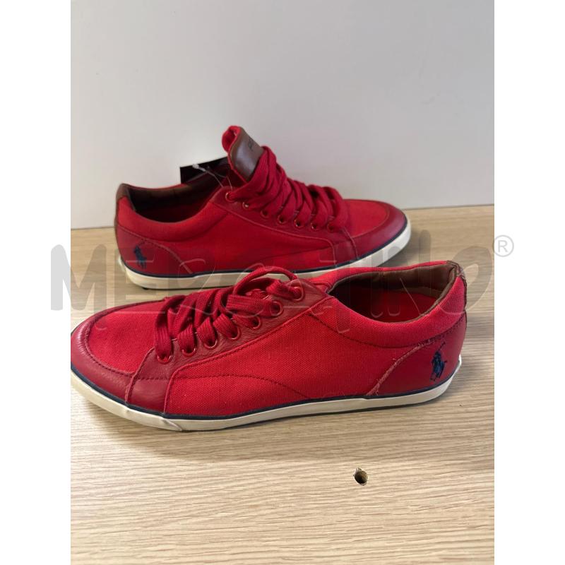 SCARPE UOMO POLO RALPH LAUREN ROSSE N.42 | Mercatino dell'Usato Vinci - fraz. sovigliana 4