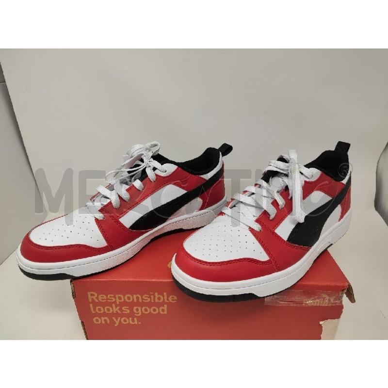 SCARPE UOMO PUMA BIANCHE ROSSE NERE N.41 | Mercatino dell'Usato Vinci - fraz. sovigliana 1