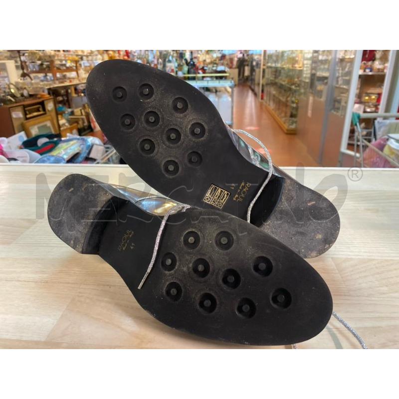 SCARPE UOMO RAOUL VERNICE ARGENTO N.41 | Mercatino dell'Usato Vinci - fraz. sovigliana 3